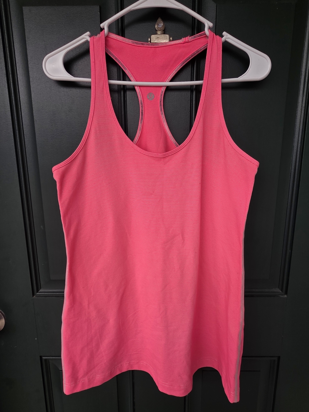 Lululemon Swiftly Tech Racerback Tank Top 2.0 - Bright Pink Stripe Large Size